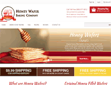 Tablet Screenshot of honeywafer.com